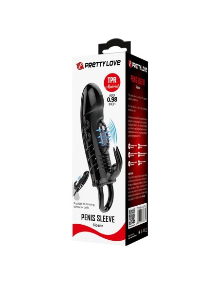 Funda para el Pene con Vibración Negro