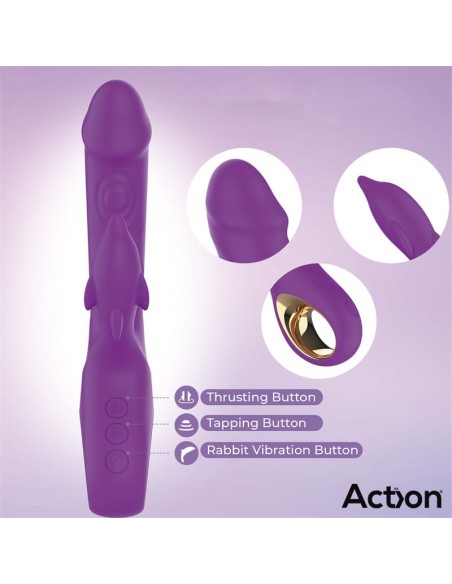 Fliper Vibrador con Thrusting y Doble Pulsación 3 Motores