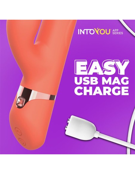 Mindy Vibrador con Anillo de Bolas Up and Down, Finger y Pulsación con APP