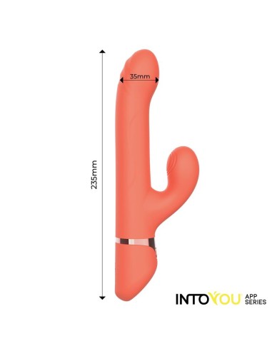 Mindy Vibrador con Anillo de Bolas Up and Down, Finger y Pulsación con APP