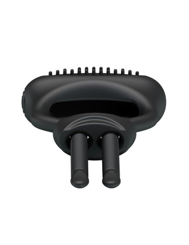Pretty Love Anillo Vibrador Curitis Color Negro