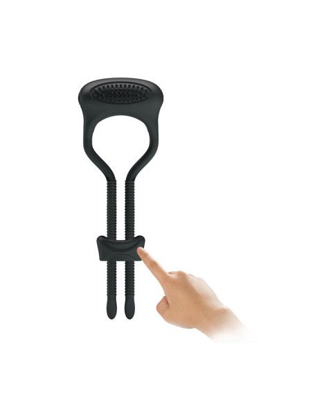 Pretty Love Anillo Vibrador Curitis Color Negro