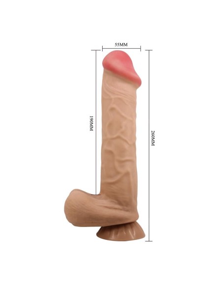 Dildo Realista Piel Deslizante 26 cm