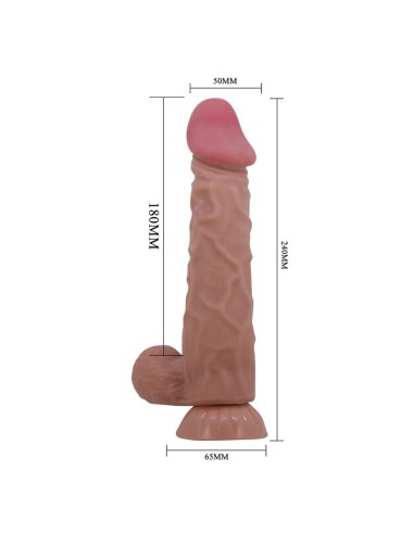 Dildo Realista Piel Deslizante 24 cm