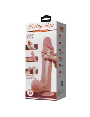 Dildo Realista Piel Deslizante 24 cm