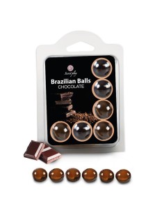Brazilian Balls  Set 6  Chocolate