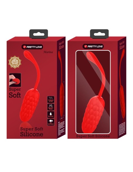 Marina Huevo Vibrador Rojo
