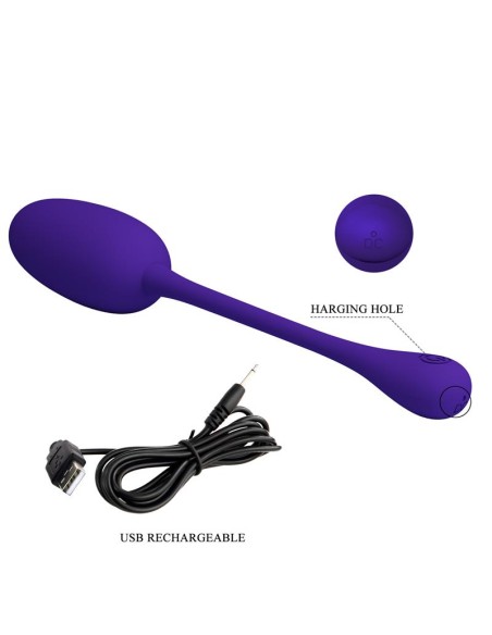 Knucker Huevo Vibrador Púrpura