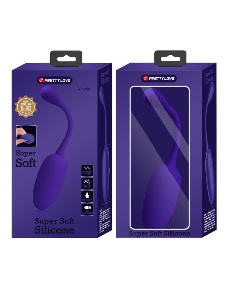 Knucker Huevo Vibrador Púrpura