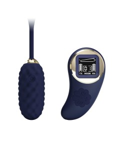 Vivian Huevo Vibrador con Control Remoto con Pantalla Digital Azul 2