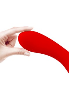 Prescott Vibrasor USB Silicona Rojo 2