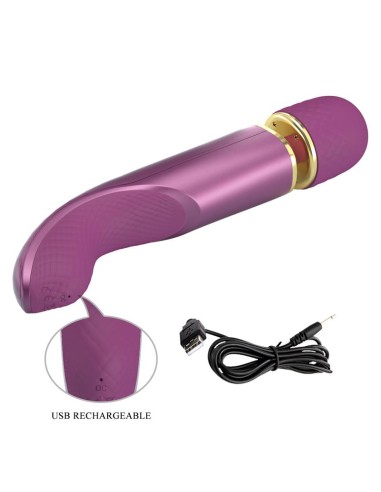 Masajeador USB Silicona Púrpura