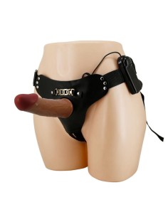 Arnés con Dildo Hueco y Vibración con Control Remoto Starks