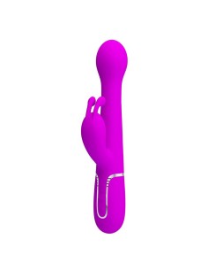 Vibrador con Thrusting y Bolas Rotatorias Dejon Rosa