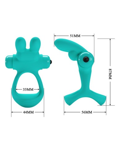 Anillo para el Pene con Vibración Passionate Dante Verde