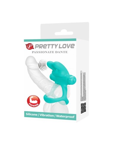Anillo para el Pene con Vibración Passionate Dante Verde