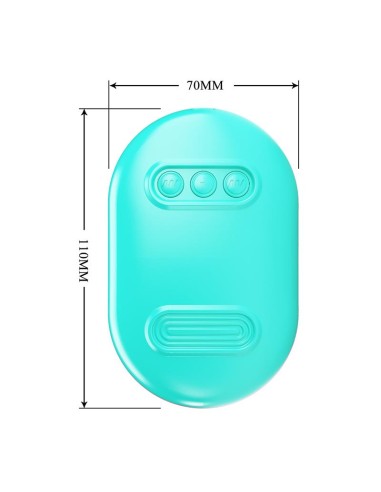 Surprise Box Huevo Vibrador y Pinzas para Pezones con Electro Estimulación Azul