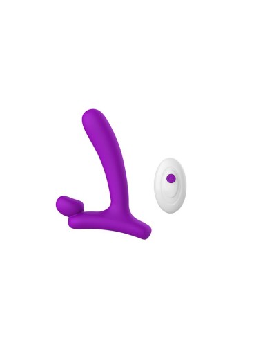 Horny Hunter Plug Anal con Vibración y Control Remoto Silicona Líquida USB