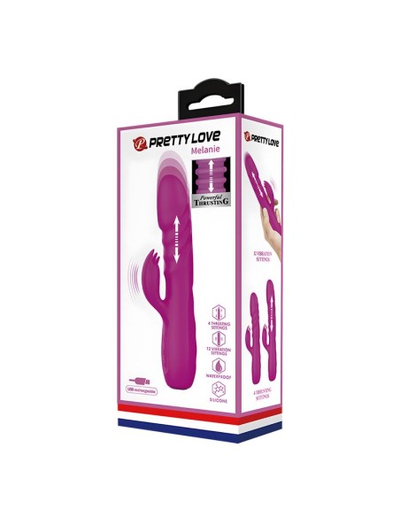 Melanie Vibrador con Thrusting y Rotación