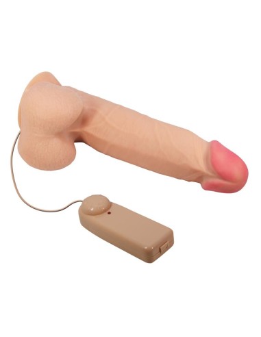 Vibrador Realista con Control Remoto, Doble Densidad y Piel Deslizante