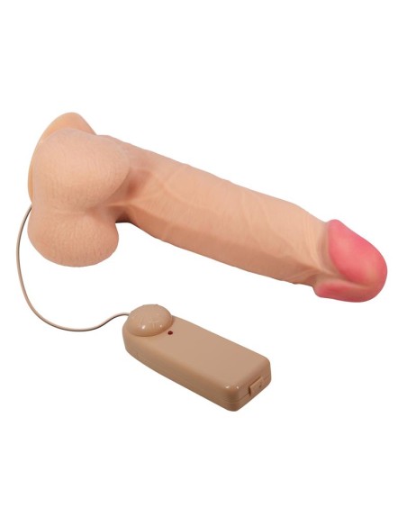 Vibrador Realista con Control Remoto, Doble Densidad y Piel Deslizante