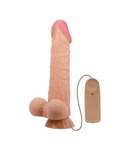 Vibrador Realista Control Remoto, Doble Densidad y Piel Deslizante 24 cm