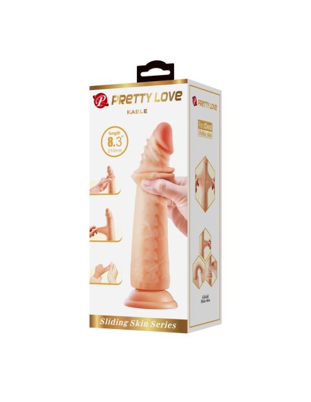 Dildo con Piel Deslizante Kable 8.3 - 21 cm