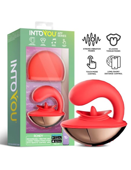 Rondy Estimulador con Vibración y Lengua con App