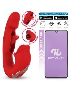 Mouty Vibrador con Función de Mordisqueo y Flipping con App