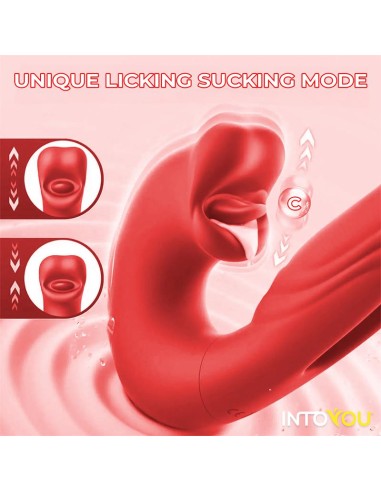 Mouty Vibrador con Función de Mordisqueo y Flipping con App