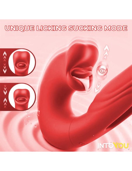 Mouty Vibrador con Función de Mordisqueo y Flipping con App