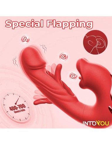 Mouty Vibrador con Función de Mordisqueo y Flipping con App
