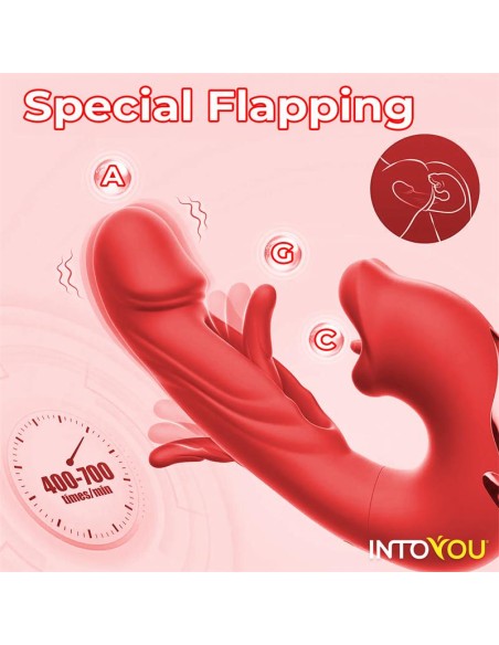 Mouty Vibrador con Función de Mordisqueo y Flipping con App