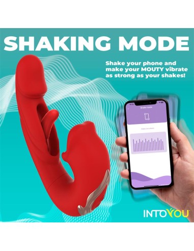Mouty Vibrador con Función de Mordisqueo y Flipping con App