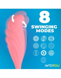 Huevo Vibrador con Movimiento Waving con APP USB 2