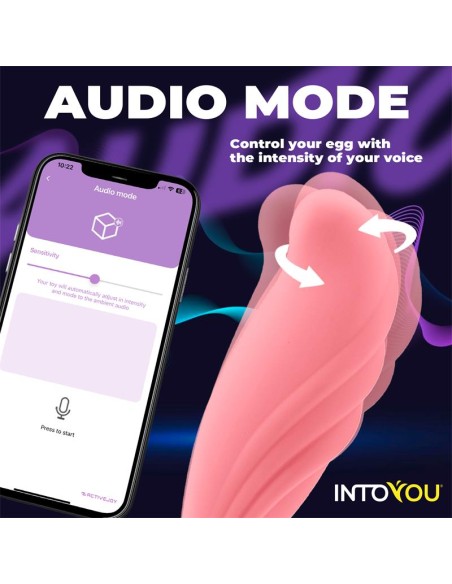 Huevo Vibrador con Movimiento Waving con APP USB