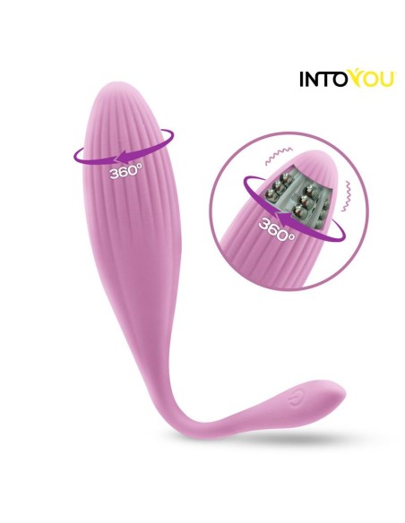 Huevo Vibrador con Bolas Internas con Rotación y APP USB