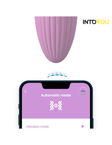 Huevo Vibrador con Bolas Internas con Rotación y APP USB