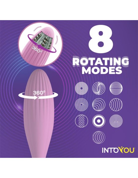 Huevo Vibrador con Bolas Internas con Rotación y APP USB