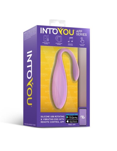 Huevo Vibrador con Bolas Internas con Rotación y APP USB