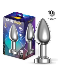 Dimpor Plug Anal Cromado con Vibración USB Magnético Talla L