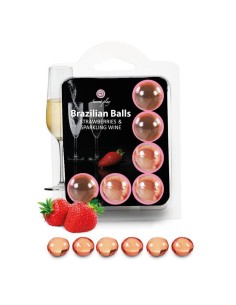 Brazilian Balls Set 6  Fresas con Cava