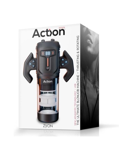 ACTION Zyon Masturbador Automático Avanzado con Up and Down y Rotación