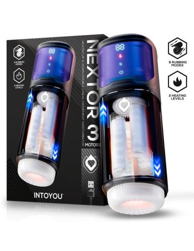 INTOYOU Nextor Masturbador Automático Avanzado, Función Fricción y Calor