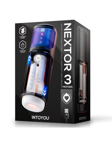 INTOYOU Nextor Masturbador Automático Avanzado, Función Fricción y Calor