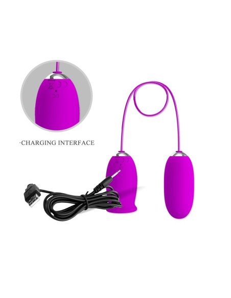Daisy Huevo Vibrador y Estimulador con Lengua