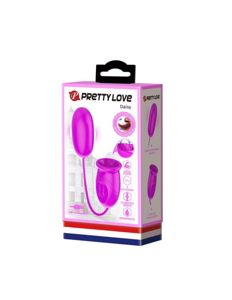Daisy Huevo Vibrador y Estimulador con Lengua
