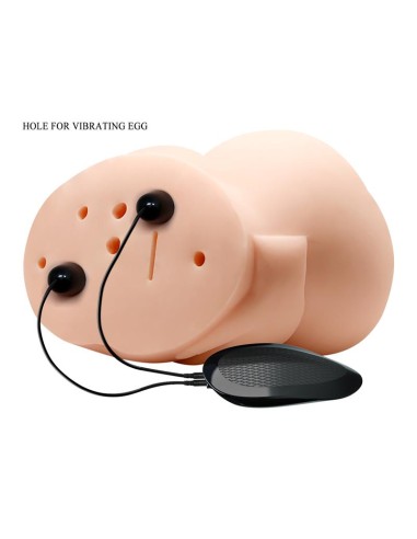 Masturbador Vagina y Ano con Vibración