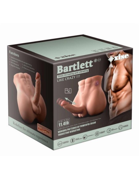 Bertlett Masturbador con Pene y Ano, Vibración y Thrusting