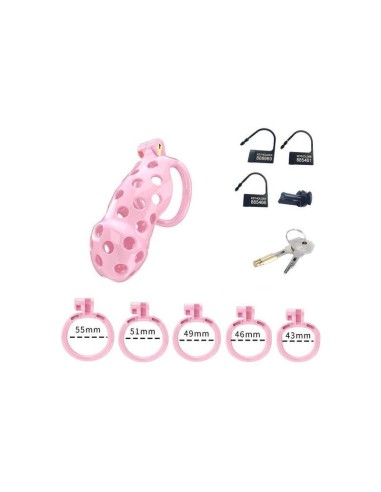 Jaula para el Pene PC03 Rosa